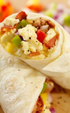 Egg Burrito with Salsa