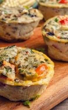 scrambled egg muffins