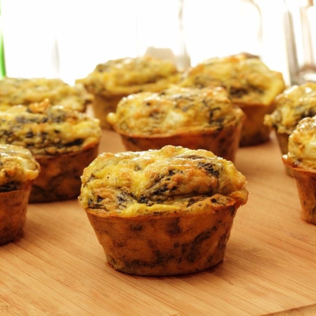 Spinach Frittata Muffins SnapEd Recipes